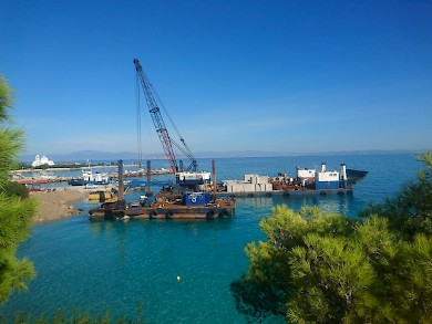 New project for ERGOMARE SA: the main dock extension in touristic island of Angistri!